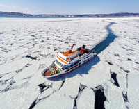 流氷観光砕氷船「おーろら」写真